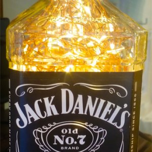 JACK DANIELS BOTTLE LAMP