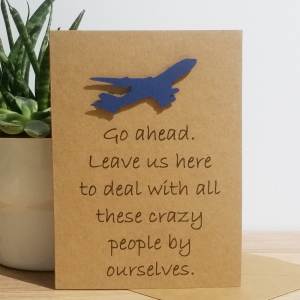LEAVING CARD