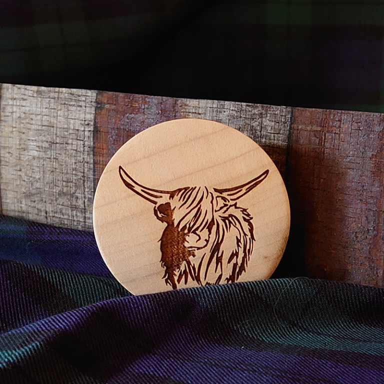 Whisky Bung Highland Cow Magnetic Bottle Opener