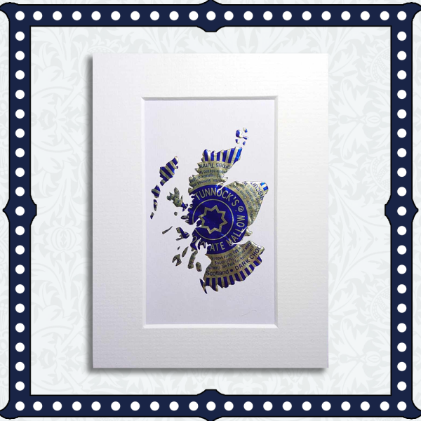 Blue Teacake Mounted