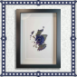 Blue Teacake With Black Frame