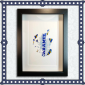 Blue Wafer With Black Frame