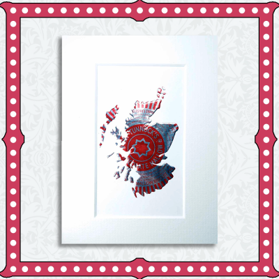 Tunnocks Milk Chocolate Teacake Scotland Map