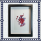 Red Teacake With Black Frame