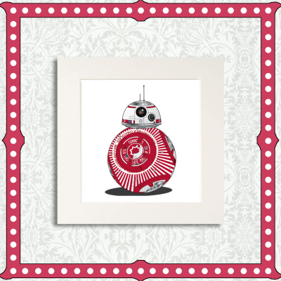 BB-8 Mounted Print