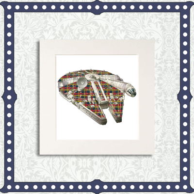 Buchanan Falcon Mounted Print