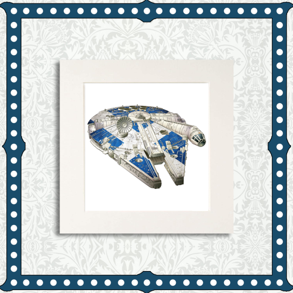 Saltire Falcon Print