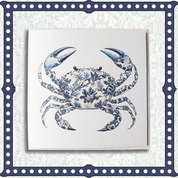 Blue & White Crab