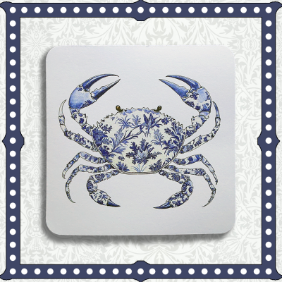 Blue & White Crab